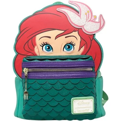Loungefly Disney The Little Mermaid Ariel Cosplay Womens Double Strap Shoulder Bag Purse