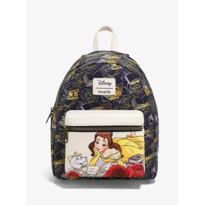 Loungefly Disney Beauty And The Beast Belle & Books sac à dos - import