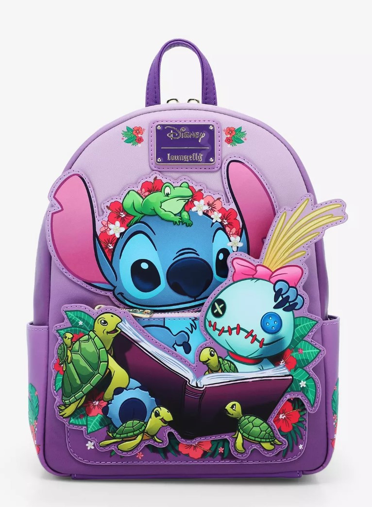 Loungefly Disney Lilo Stitch Scrump Reading Mini sac a dos Import