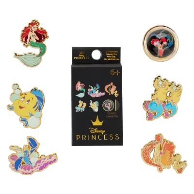 Loungefly disney pins enamel pins little mermaid 35th anniv 12pcs - précommande avril