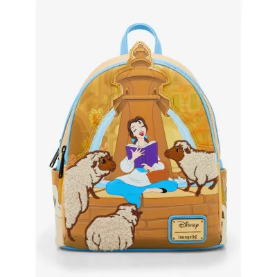 Loungefly Disney La belle et la bête Belle Sheep Fountain sac à dos - import