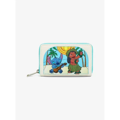 Loungefly Disney Lilo & Stitch Stained Glass Wallet