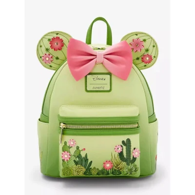 Loungefly Disney Minnir Mouse Cactus - Mini sac à dos - Import Octobre