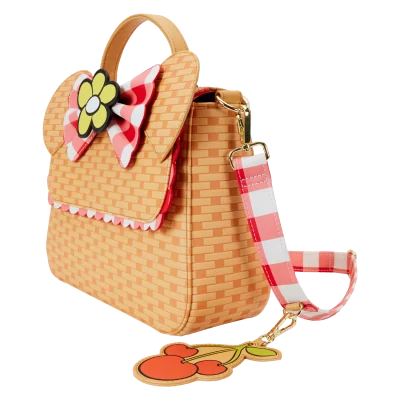 disney loungefly sac a main minnie mouse picnic basket