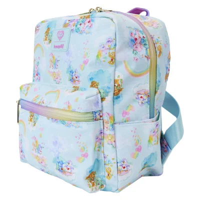 carebears loungefly mini sac a dos nylon cousins aop 