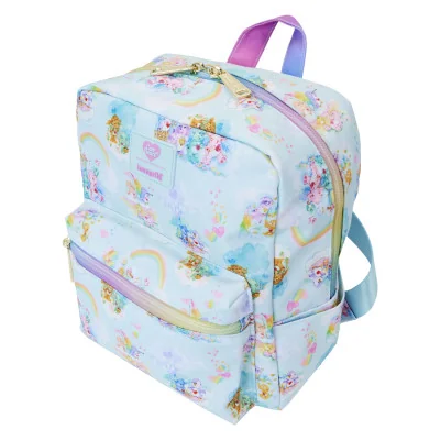 carebears loungefly mini sac a dos nylon cousins aop 