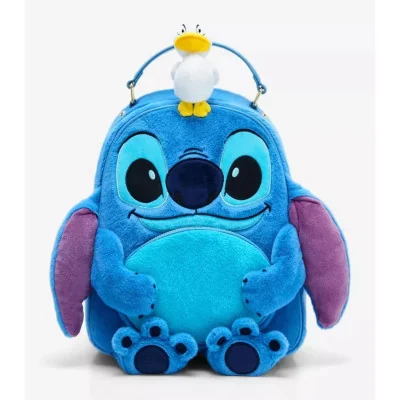 Our Universe Disney Stitch canard plush - Mini sac à dos - Import Juillet/Juillet