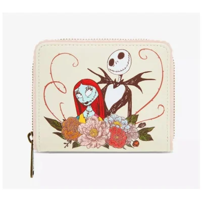 Loungefly Disney Jack et Sally Floral The bightmare before christmas - Portefeuille - Import