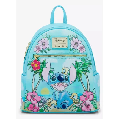 Loungefly Disney Lilo & Stitch Ducklings Beach - Mini sac a dos - Import Octobre