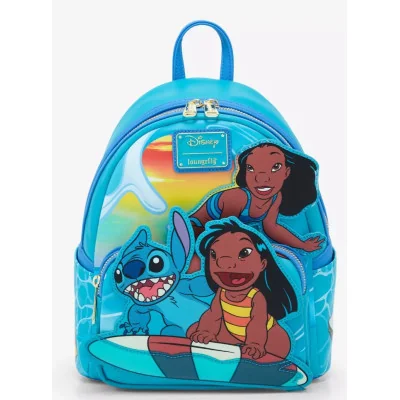 Loungefly Disney Lilo & Stitch Group Surfing - Mini sac a dos - Import octobre