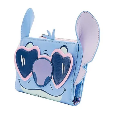 Loungefly lilo et stitch Stitch Heart Glasses - portefeuille - import Juillet