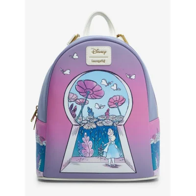 Loungefly Disney Alice au pays des merveilles trou de serrure - Mini sac a dos - Import Aout