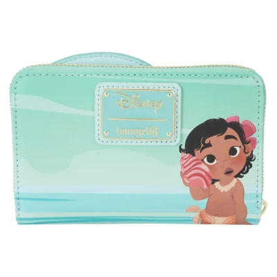 Disney Loungefly Portefeuille Moana Ocean Waves Zip 