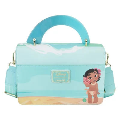 Disney Loungefly Sac A Main vaiana Moana Ocean Wave Handle