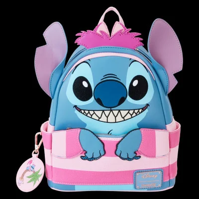 Loungefly Disney Stitch en Cheshire cat cosplay - Mini sac a dos - Import Octobre