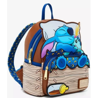 Loungefly Disney Lilo & Stitch Sleeping Stitch Sac à dos - import septembre