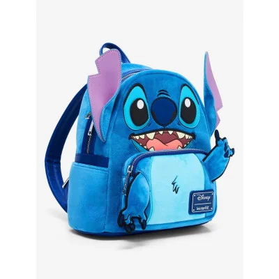 Loungefly Disney Lilo & Stitch Figural Fuzzy Stitch sac à dos - import septembre