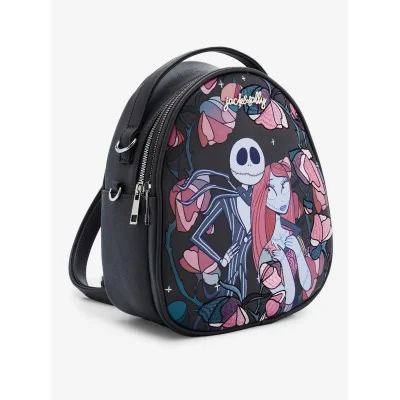 Disney Jack et Sally floral - Mini sac a dos - Import Octobre