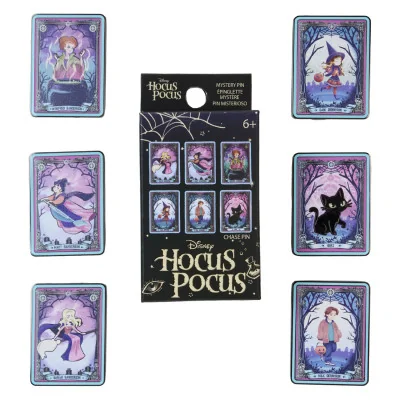 Disney Loungefly Mystery Box Pins Hocus Pocus Tarot Asst X12 