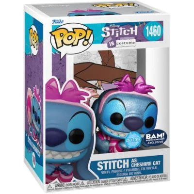 Funko Pop - Stitch - Cheshire cat - Glitter exclu BAM - import - boîte abimée