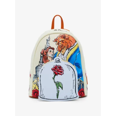 Loungefly Disney Beauty And The Beast Couple Rose Sac à dos - import