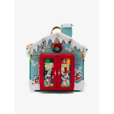 Loungefly Disney Mickey Mouse and Friends Ski House Figural - Mini sac a dos - Import Octobre