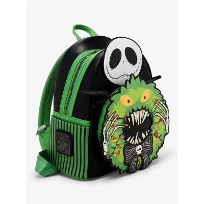 Loungefly Disney The Nightmare Before Christmas Jack Skellington Wreath - Mini sac a dos - Import Octobre