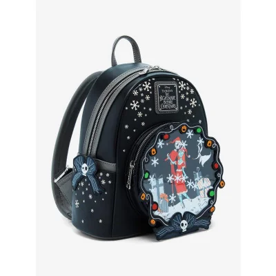 Loungefly Disney Disney The Nightmare Before Christmas Jack & Sally Snowflake - Mini sac a dos - Import Octobre