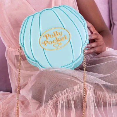 Cake Worthy Polly pocket bleu - sac à main - import Octobre