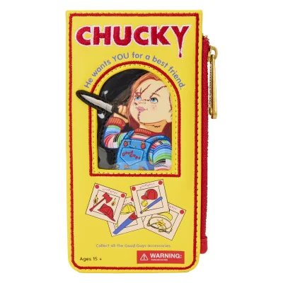 Chucky Loungefly Porte Carte Childs Play Chucky Box 