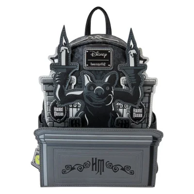 Disney Loungefly Mini Sac A Dos Haunted Mansion Gargoyle Wallpaper - Reassort septembre