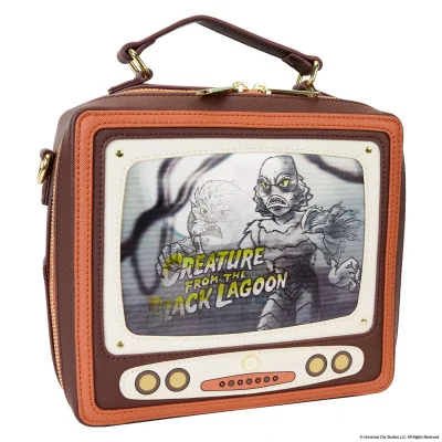 Loungefly Universal Monster Vintage TV triple lenticular - Sac à main - Précommande Septembre