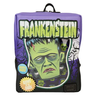 Loungefly Universal Monster Frankenstein Neon Mask - Mini sac à dos - Précommande Septembre