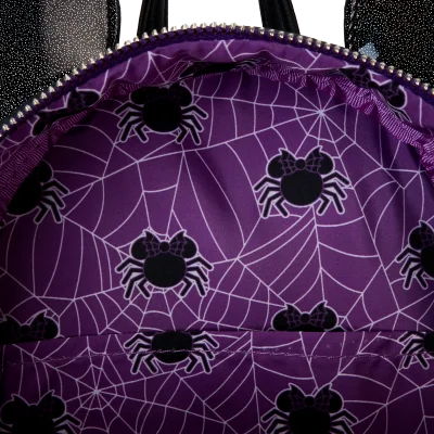 Loungefly Minnie Mouse Spiderweb Sequin - sac à dos - import Octobre