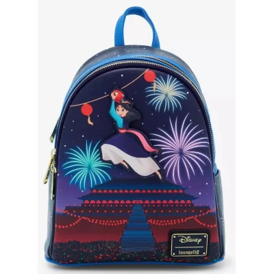 Loungefly Mulan fireworks GITD - sac à dos - import octobre