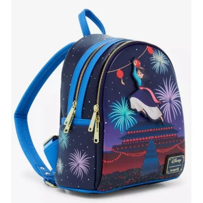 Loungefly Mulan fireworks GITD - sac à dos - import Octobre