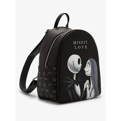 Loungefly Disney The nightmare before christmas Jack et sally misfit love - Mini sac à dos - Import Octobre