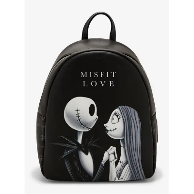 Loungefly Disney The nightmare before christmas Jack et sally misfit love - Mini sac à dos - Import Octobre