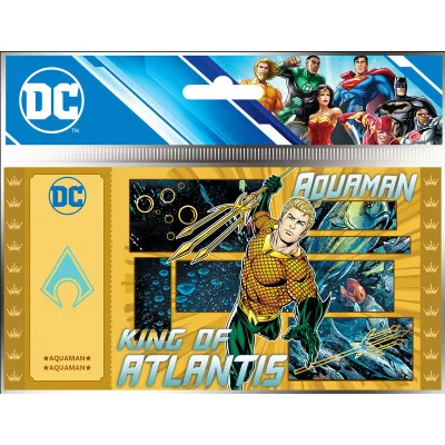 Cartoon Kingdom - Dc Justice League Golden Ticket Aquaman X5 -