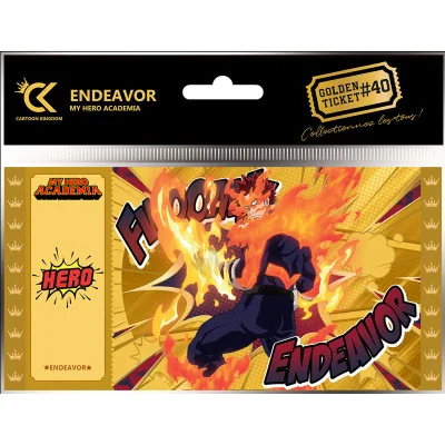 Cartoon Kingdom - My Hero Academia Golden Ticket V2 Endeavor x5 -www.lsj-collector.fr