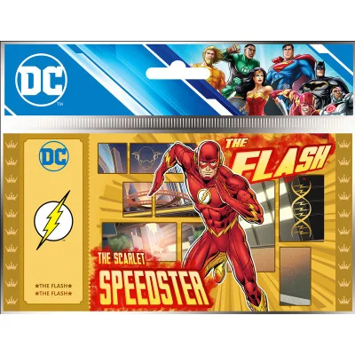 Cartoon Kingdom - Dc Justice League Golden Ticket The Flash X5 -www.lsj-collector.fr