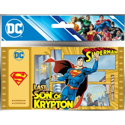 Cartoon Kingdom - Dc Justice League Golden Ticket Superman Europe X5 -www.lsj-collector.fr