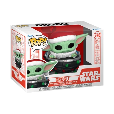 Funko - Sw Star Wars Pop Holiday Grogu Pram Santa - arrivage septembre 2024 -www.lsj-collector.fr