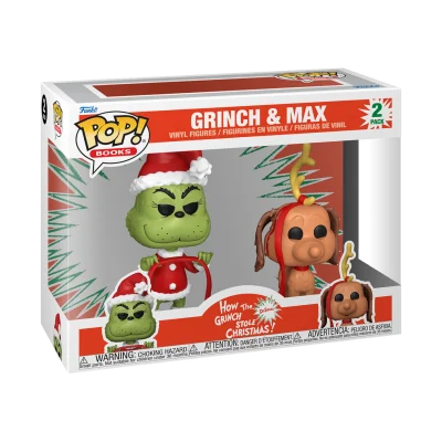 Funko - Grinch Pop 2-Pack Grinch & Max - arrivage septembre 2024 -