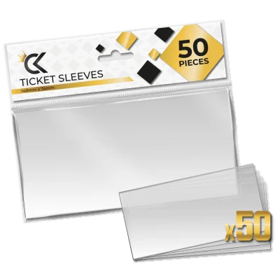 Cartoon Kingdom - Golden Ticket Protector Sleeves Pack De 50pcs - arrivage septembre 2024 -www.lsj-collector.fr