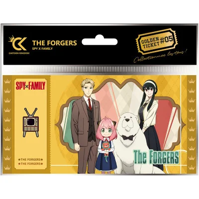 Cartoon Kingdom - Spy X Family Golden Ticket The Forgers X5 - arrivage septembre 2024 -www.lsj-collector.fr