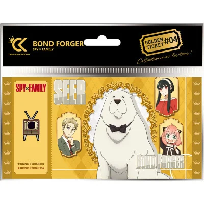 Cartoon Kingdom - Spy X Family Golden Ticket Bond Forger X5 - arrivage septembre 2024 -www.lsj-collector.fr