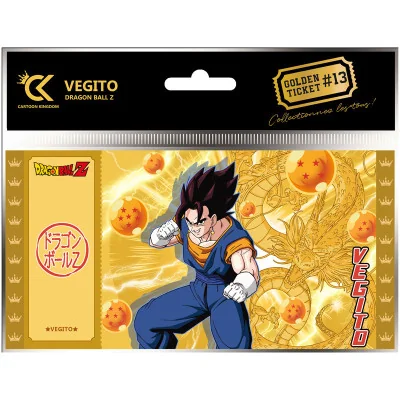 Cartoon Kingdom - DBZ Dragon Ball Golden Ticket Vegito X5 - arrivage septembre 2024 -www.lsj-collector.fr