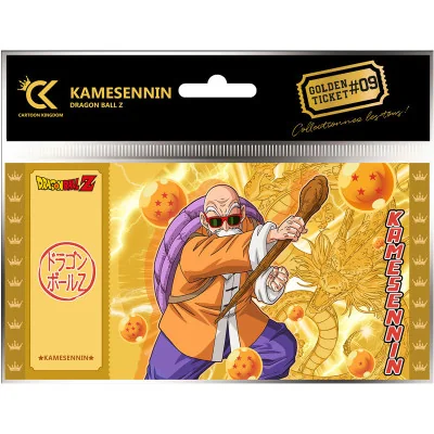 Cartoon Kingdom - DBZ Dragon Ball Golden Ticket Kamesennin X5 - arrivage septembre 2024 -