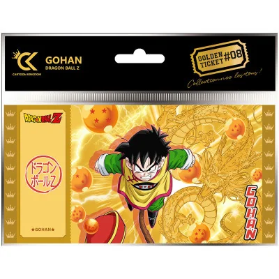 Cartoon Kingdom - DBZ Dragon Ball Golden Ticket Gohan X5 - arrivage septembre 2024 -www.lsj-collector.fr